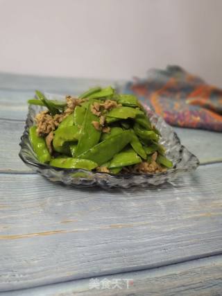 肉丝炒荷兰豆的做法步骤：5