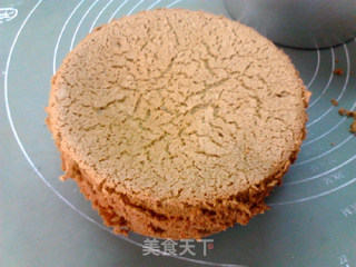 法罗夫桑叶戚风蛋糕的做法步骤：16