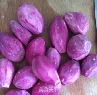 紫薯红豆糕的做法步骤：1