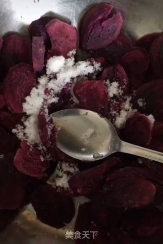 紫薯红豆糕的做法步骤：3