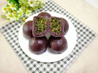 黑米面野菜包的做法步骤：21
