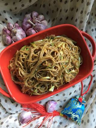 凉拌芥末饸饹的做法步骤：9