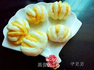 两色花卷的做法步骤：16