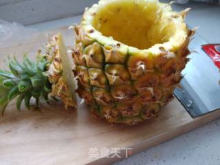 菠萝饭的做法步骤：2