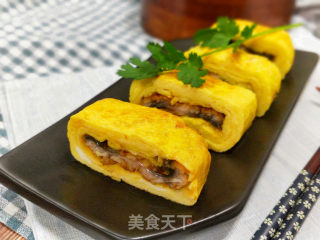儿童烤鳗厚蛋烧的做法步骤：13