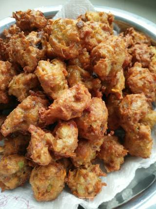 香炸豆腐.香菇.肉丸的做法步骤：11