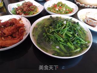 空心菜一菜两吃的做法步骤：15