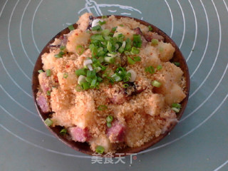 粉蒸腊肉土豆的做法步骤：12