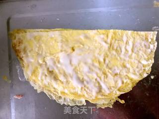 蛋卷肉丸的做法步骤：6