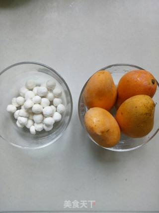 夏日清凉饮品～芒果糯米小丸子的做法步骤：1