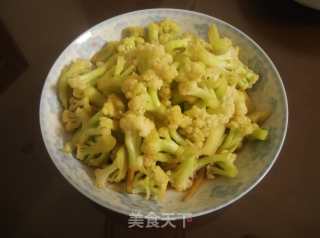 清炒菜花的做法步骤：5