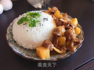 咖喱牛肉土豆饭的做法步骤：8