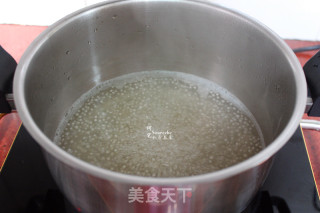 燕窝冰心粽西米露的做法步骤：2