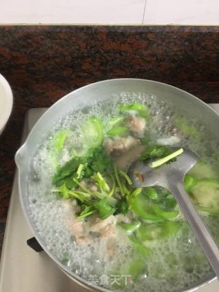 花甲棱瓜汤的做法步骤：5