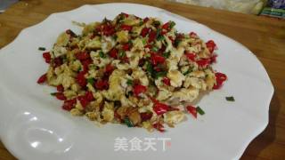 辣椒炒鸡蛋的做法步骤：6