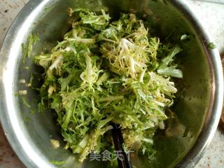 炝拌苦菊的做法步骤：6