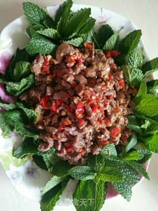 朝天椒炒牛肉的做法步骤：4