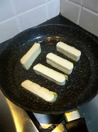 煎豆腐的做法步骤：5
