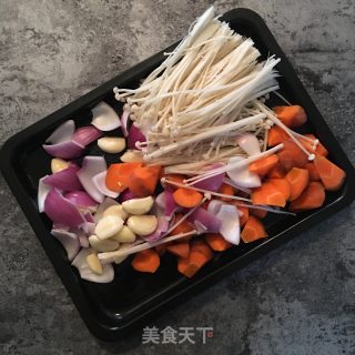原创|健身减脂杂蔬烤海鱼的做法步骤：4