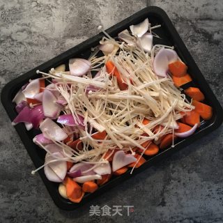 原创|健身减脂杂蔬烤海鱼的做法步骤：5