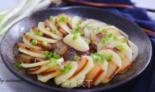腊肉蒸土豆的做法步骤：6