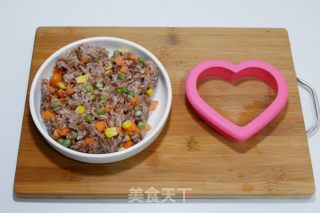 爱心什锦炒饭的做法步骤：5
