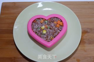 爱心什锦炒饭的做法步骤：7