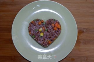 爱心什锦炒饭的做法步骤：8