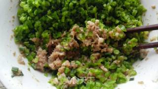 青椒馅水饺的做法步骤：4