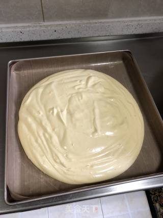 芒果蛋糕卷的做法步骤：12