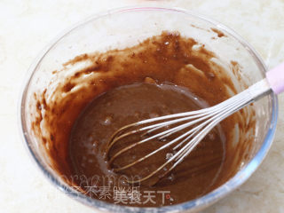 软心巧克力玛德琳的做法步骤：3