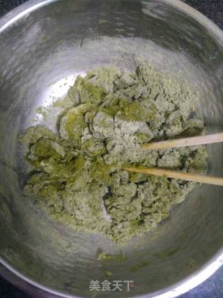 低糖低油抹茶饼干的做法步骤：5