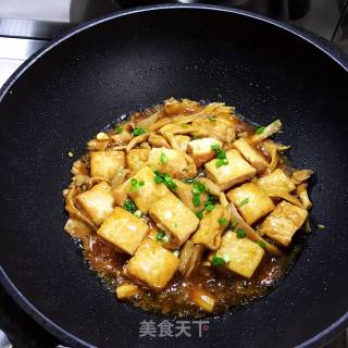鲜菇烧豆腐的做法步骤：11