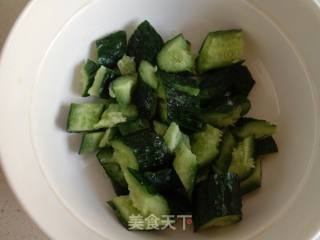 黄瓜拌麻酱的做法步骤：4