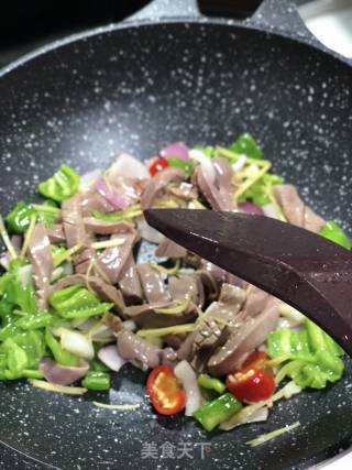 爆炒腰花的做法步骤：8