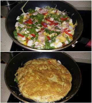 早餐饼（简易披萨）的做法步骤：3
