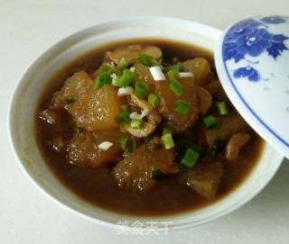 海米烧冬瓜的做法步骤：7