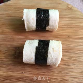肉松香蕉吐司卷的做法步骤：7