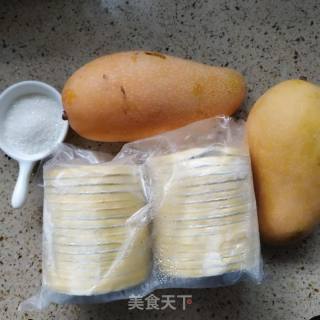 简易芒果酥的做法步骤：1