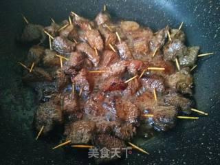 牙签牛肉的做法步骤：5