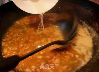 肉酱时蔬米线的做法步骤：7