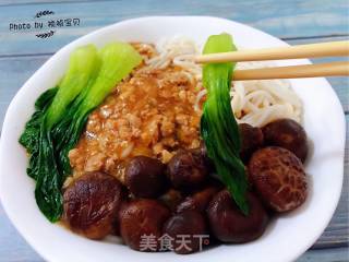 肉酱时蔬米线的做法步骤：14