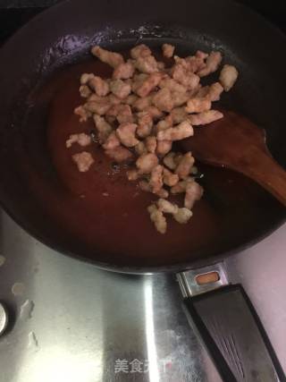 糖醋里脊肉的做法步骤：9