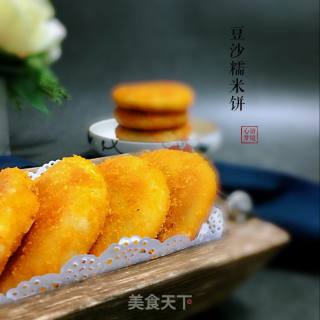 夏日懒人早餐：豆沙糯米饼的做法步骤：12