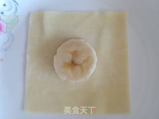 香蕉派－云吞皮版的做法步骤：3