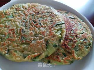 黄瓜鸡蛋饼的做法步骤：7