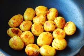 煎椒盐孜然土豆的做法步骤：10