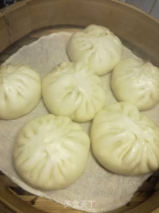 卷心菜春葱大肉包的做法步骤：8