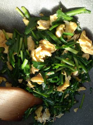 韭菜炒鸡蛋的做法步骤：10