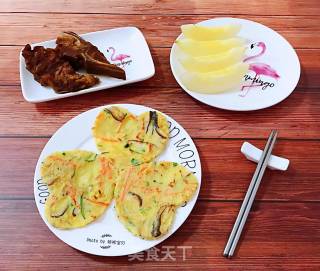 时蔬煎饼的做法步骤：11
